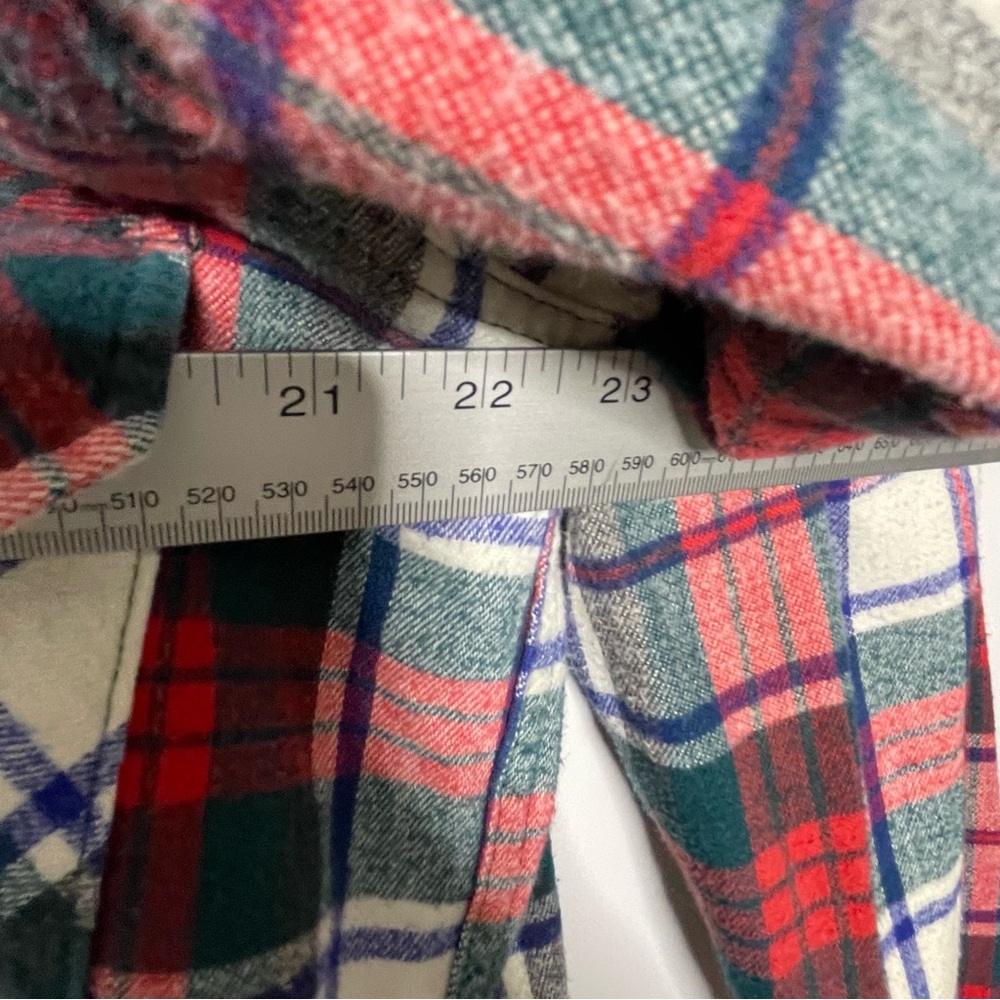 Woolrich Tartan Checkered Plaid Flannel Shirt Men’s M - Picture 6 of 7